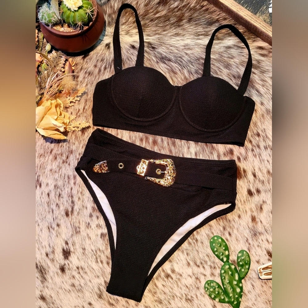 Buckle Bikini (Black)